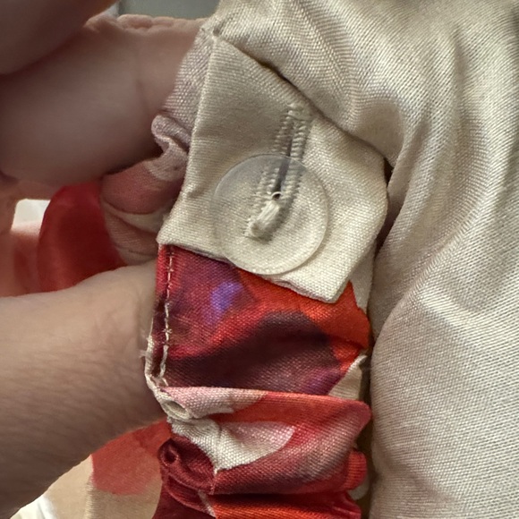 Hutch Floral Off-Shoulder Maxi Dress in Red and Cream - Picture 6 of 7